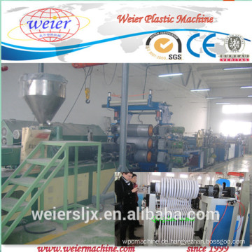 400-600mm Möbel Rand Streifenbildung PVC-Blatt Maschine Extrusionslinie, Streifen pvc Kantenumleimer Maschine